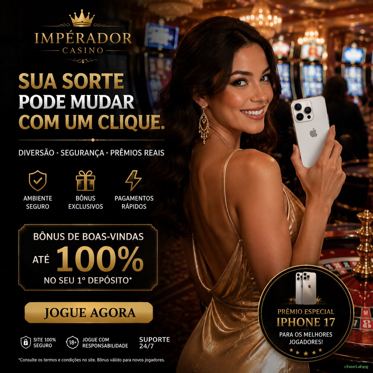 Página oficial da cheetahpg no Facebook